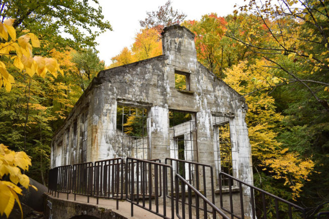 Carbide Willson Ruins, located in Gatineau Park, Quebec