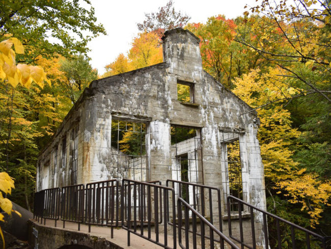 Carbide Willson Ruins, located in Gatineau Park, Quebec